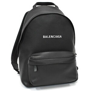 Balenciaga Backpack Black Leather